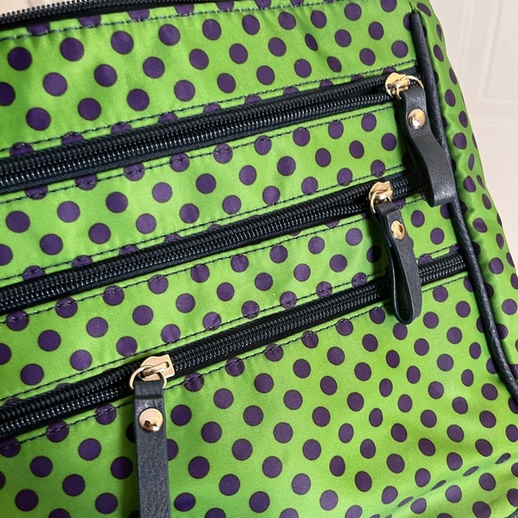 Green Polka Dot Shoulder/Crossbody Bag - Picture 3 of 4